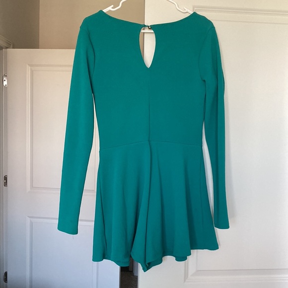 Teal Romper - Picture 2 of 6